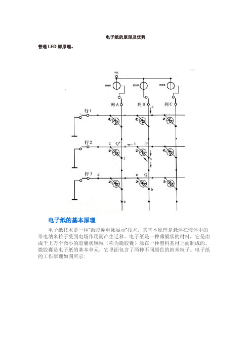 电子纸的原理及优势