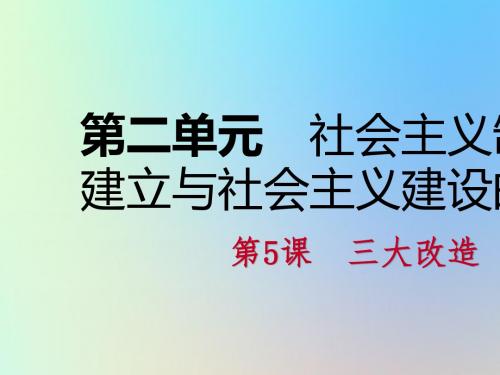 人教部编版—2019学年新人教版历史八年级下册全册导学课件(18份)8