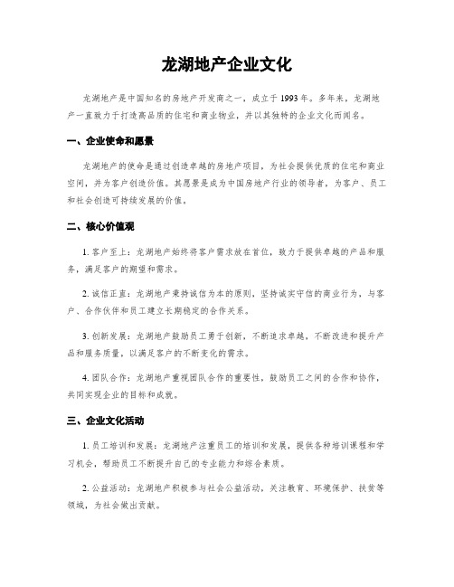 龙湖地产企业文化 (2)