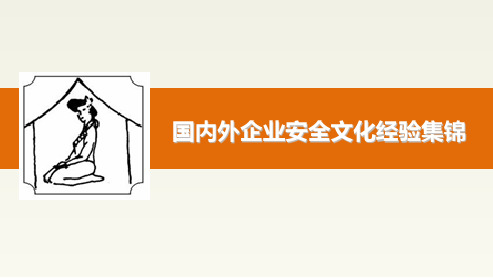 示例：《国内外企业安全文化经验集锦》