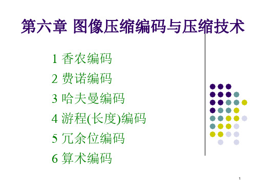 第六章 图像的压缩编码