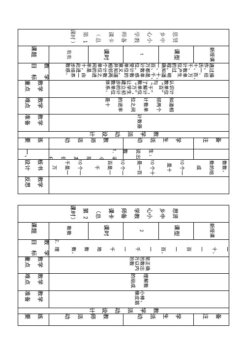 二年级下册数学导学案完整