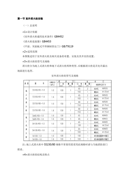 室外消火栓安装