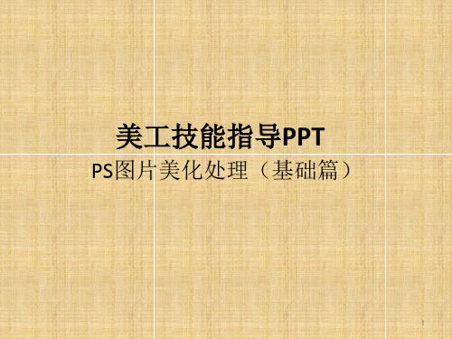 美工指导ppt课件