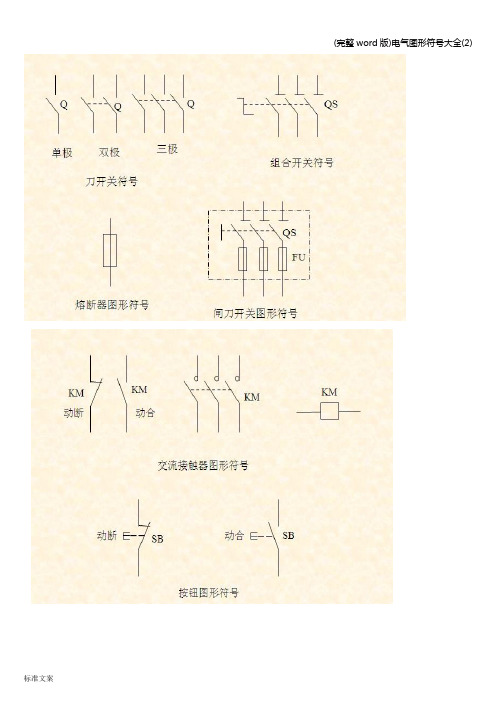 (完整word版)电气图形符号大全(2)