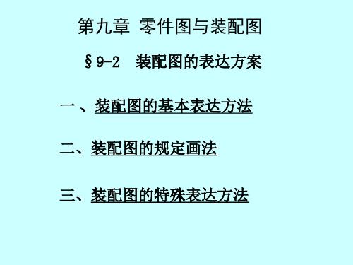 9-2装配图的表达方案11张