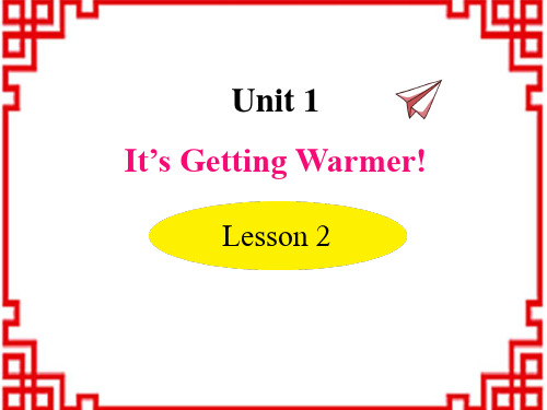 冀教版八年级英语下册精品授课课件 Unit 1 Spring is coming! lesson 2