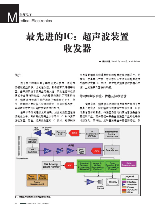 最先进的IC_超声波装置收发器