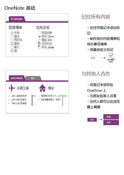 OneNote 基础