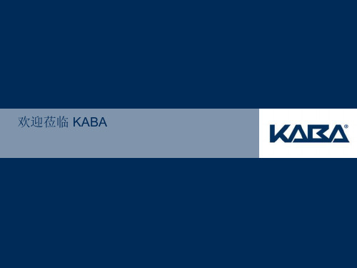 KABA安全通道产品介绍10