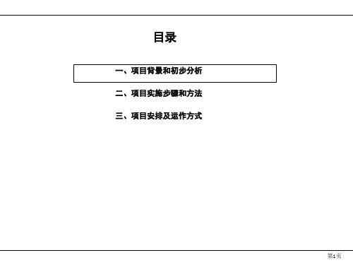 战略和管理体系提升项目建议书(范本)