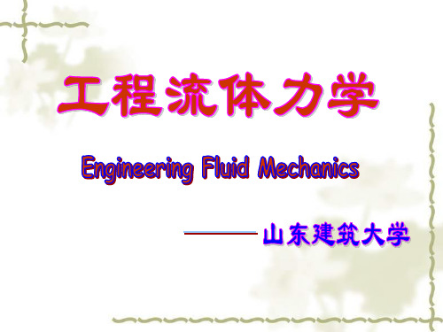 工程流体力学课件3+++