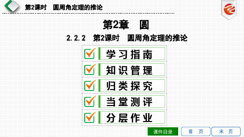 2.2.2 第2课时 圆周角定理的推论