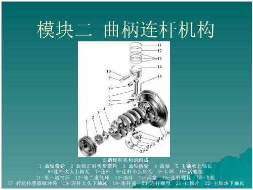 149_汽车发动机构造与维修 教学课件 作者 祖国海 模块二 曲柄连杆机构全文-大学课件-在线文档