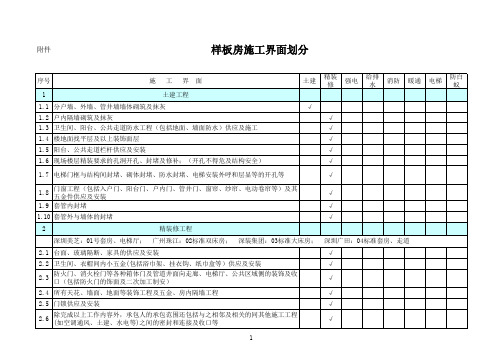 施工界面