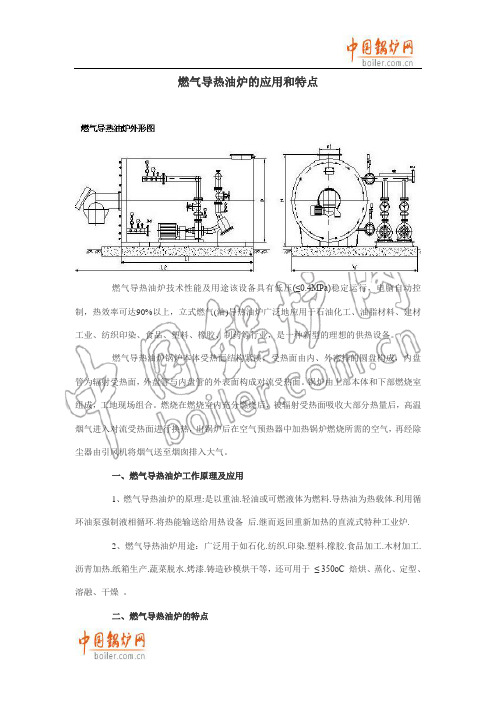 燃气导热油炉的应用和特点