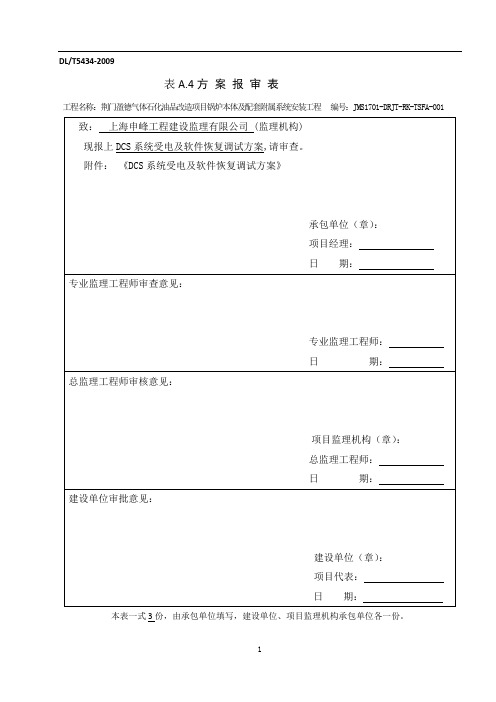 DCS系统调试及软件恢复调试方案