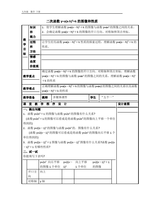 2020春冀教版九年级数学下册 第30章 全章教案