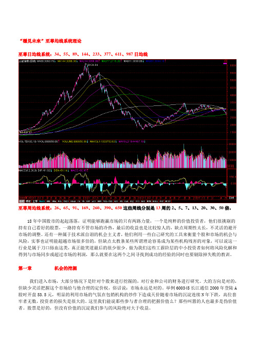 稳见未来至尊均线系统概述