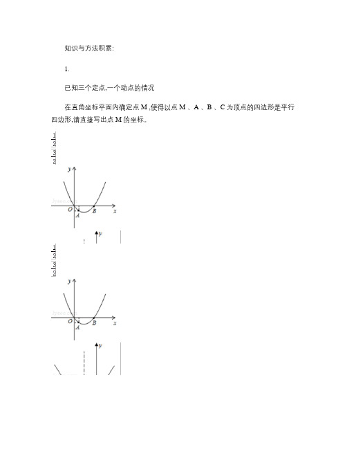 二次函数中的存在性问题(平行四边形)[1]解读