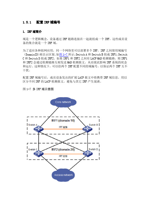 H3C 5500 -EI SI IRF 配置