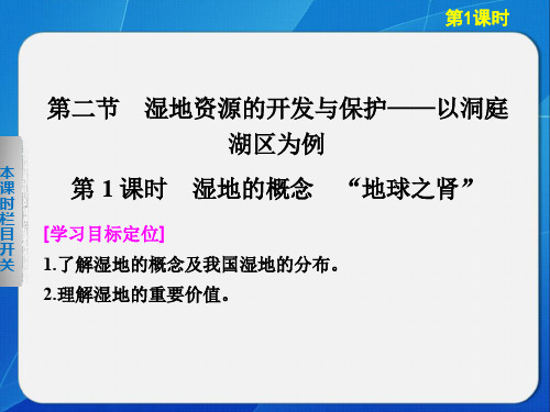 高中地理湘教版必修三2-2-1湿地的概念 “地球之肾”精品文档29页