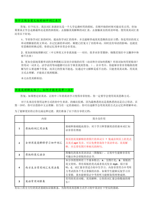 2013年新版沪教牛津英语上海版八年级上册单词表(按单元顺序)英英解释版