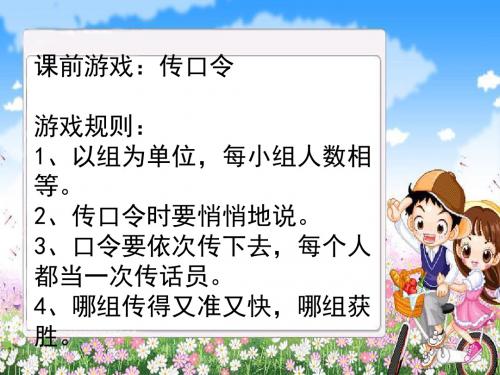 北师大版语文第七册《谁说没有规则》PPT课件3PPT、优质教学课件