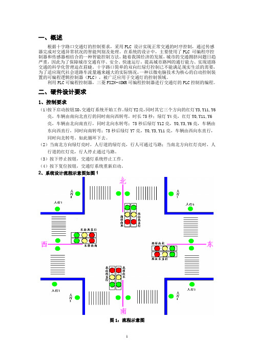 基于三菱PLC-F2N的交通灯设计