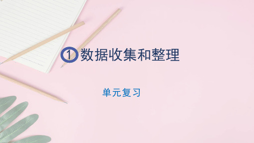 人教版数学二年级下册第一单元数据收集整理复习课件