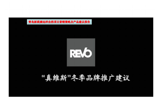 青岛新联康远洋自然项目营销策略及产品建议报告