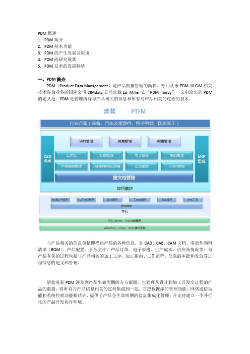 PDM 概述