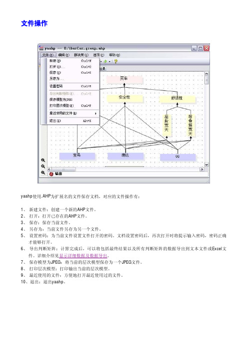 AHP操作指南