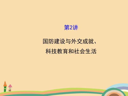 九年级历史国防建设与外交成就PPT教学课件