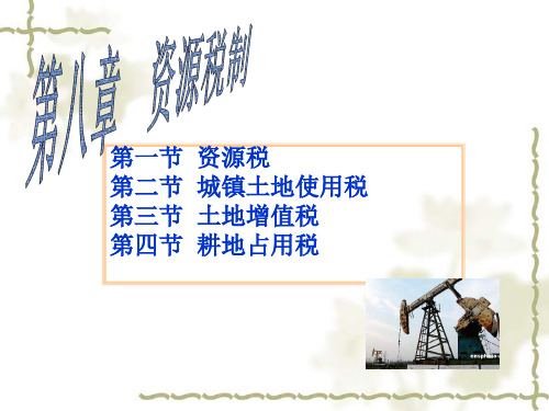 第八章资源税制