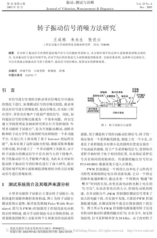 转子振动信号消噪方法研究