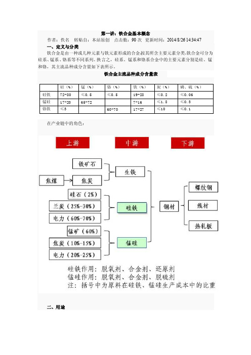 铁合金基本知识