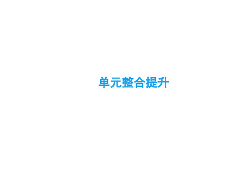 2018-2019学年高中历史(岳麓版)必修2课件：第四单元 单元整合提升