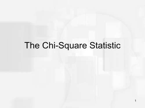 心理统计课件L6 The Chi-Square Statistic