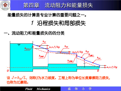 流动阻力、层流理论、紊流理论