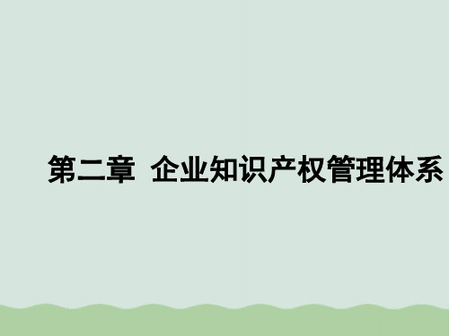 企业知识产权管理体系PPT(共38页)