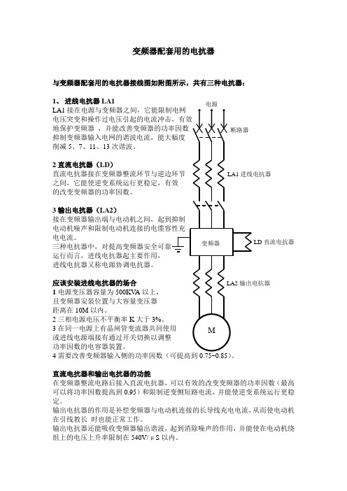 变频器配套用的电抗器