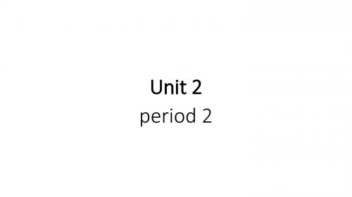 Unit 2 period 2