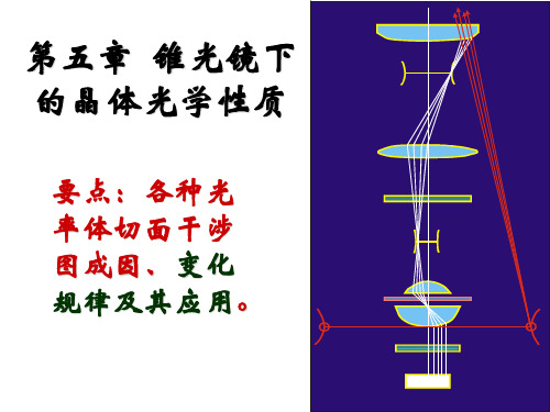 锥光镜下的晶体光学性质