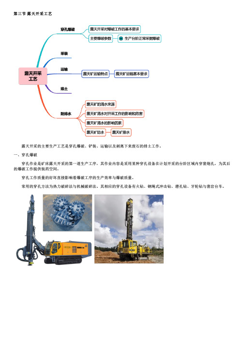 露天开采工艺(一)