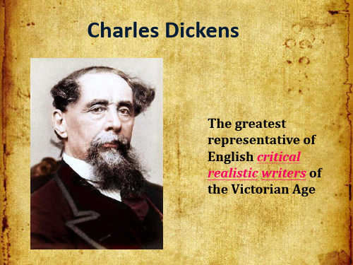 Charles Dickens英美文学 狄更斯