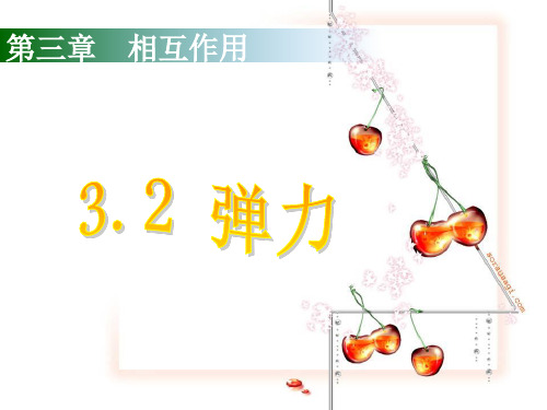 人教版高中物理必修1 第三章第2节《弹力》课件(共18张PPT)