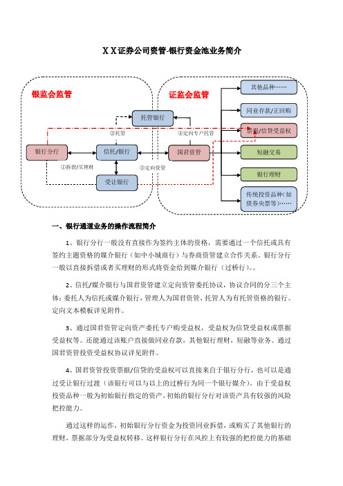 证 券公司资管-银行资金池业务简介