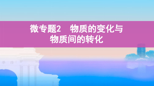 高考化学总复习课件：物质的变化与物质间的转化