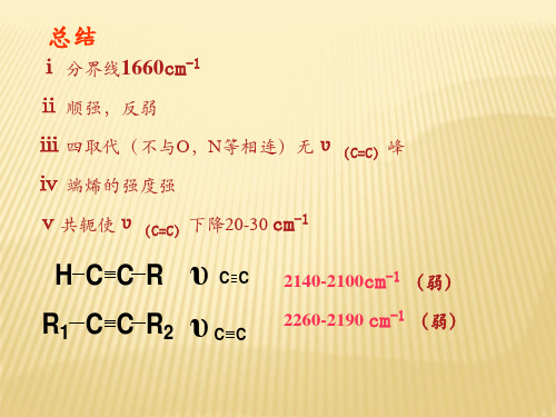 红外光谱总结